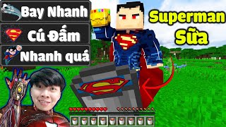 Vinh Uống Sữa Của Superman Tập 29 : UỐNG SỮA TẤT CẢ MỌI THỨ TRONG MINECRAFT