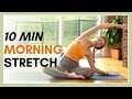 10 min morning yoga for all levels  no props yoga