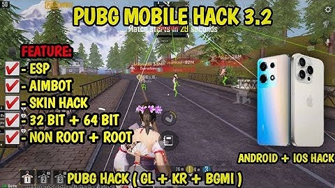 Pubg Mobile hack 3.2 ( New 3.2 Version Inbuilt Esp Mod ) | Pubg Mobile Gl+Kr Hack | Pubg 3.2 Hack
