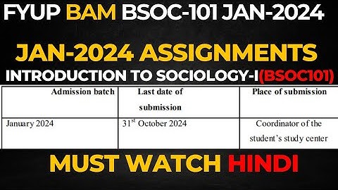 BSOC-101hindi full solved assignment , 2024-25 jan session, BAM ignou