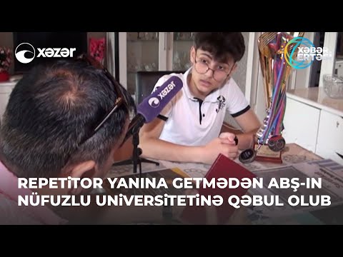 Repetitor Yanına Getmədən ABŞ-In Nüfuzlu Universitetinə Qəbul Olub