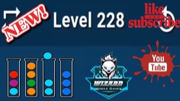 Ball Sort Puzzle Level 228 Color Sorting Games Level 228