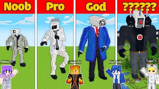 TÔ GÀ THỬ THÁCH 24H XÂY CAMERA MAN TỪ NOOB TỚI ???? TRONG MINECRAFT*TÔ GÀ THỬ THÁCH XÂY QUÁI VẬT