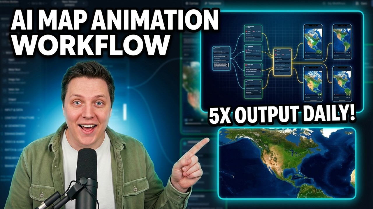 7-Step AI Map Animation Workflow That Increased My Output 5x - YouTube
