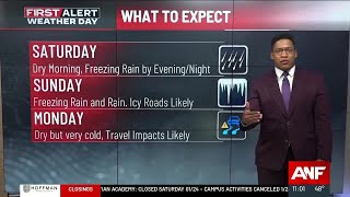 First Alert Weather: Cold, icey, dangerous storm ahead this weekend