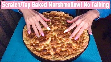 ASMR * Baked Marshmallow!! * Fast Tapping & Scratching * No Talking * ASMRVilla