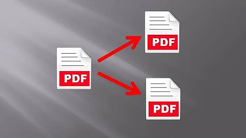 How to save each page in a PDF in a separate file