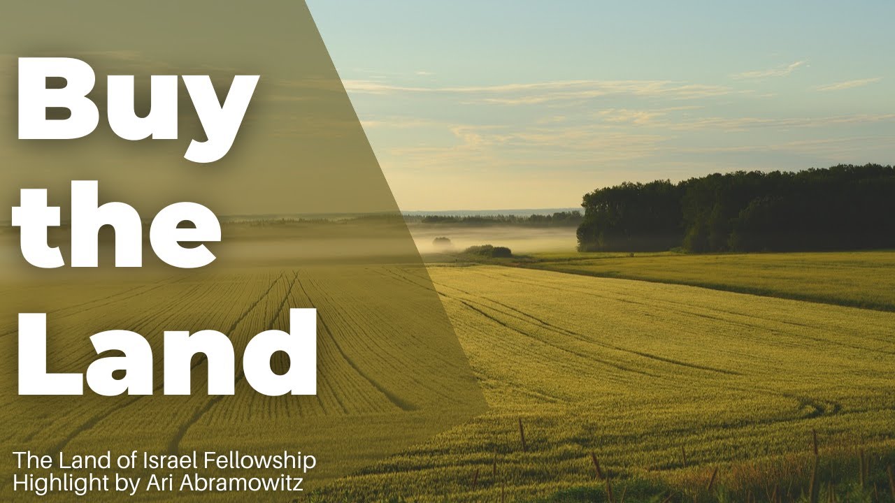 Buy The Land - Ari Abramowitz: The Land of Israel Fellowship