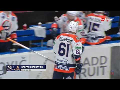 Kaspars Daugaviņš Goal vs HC SLOVAN Bratislava 01.12.2023 | Tipos Extraliga