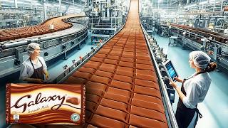 How Galaxy Chocolate Is Made Inside The Worlds Smoothest Chocolate Factory
