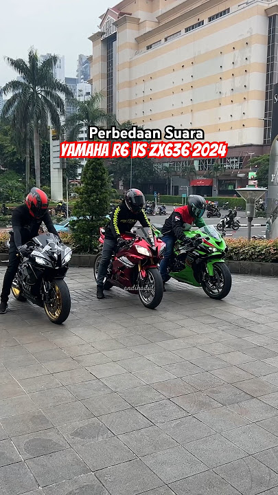 PERBEDAAN SUARA YAMAHA R6 VS ZX636 2024