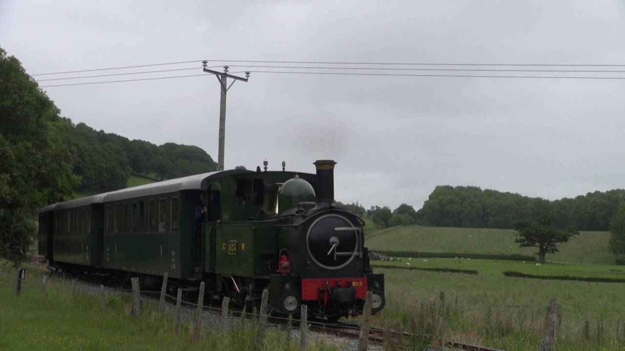 Steam Of Welshpool And L Light Railway Uk Jun 13 1 イギリス ウェルシュプール スランフェア軽便鉄道の蒸気機関車 13年6月 1 Youtube