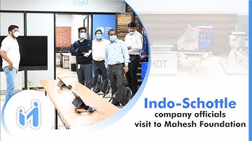 Indo-Schottle company officials visit to Mahesh Foundation
