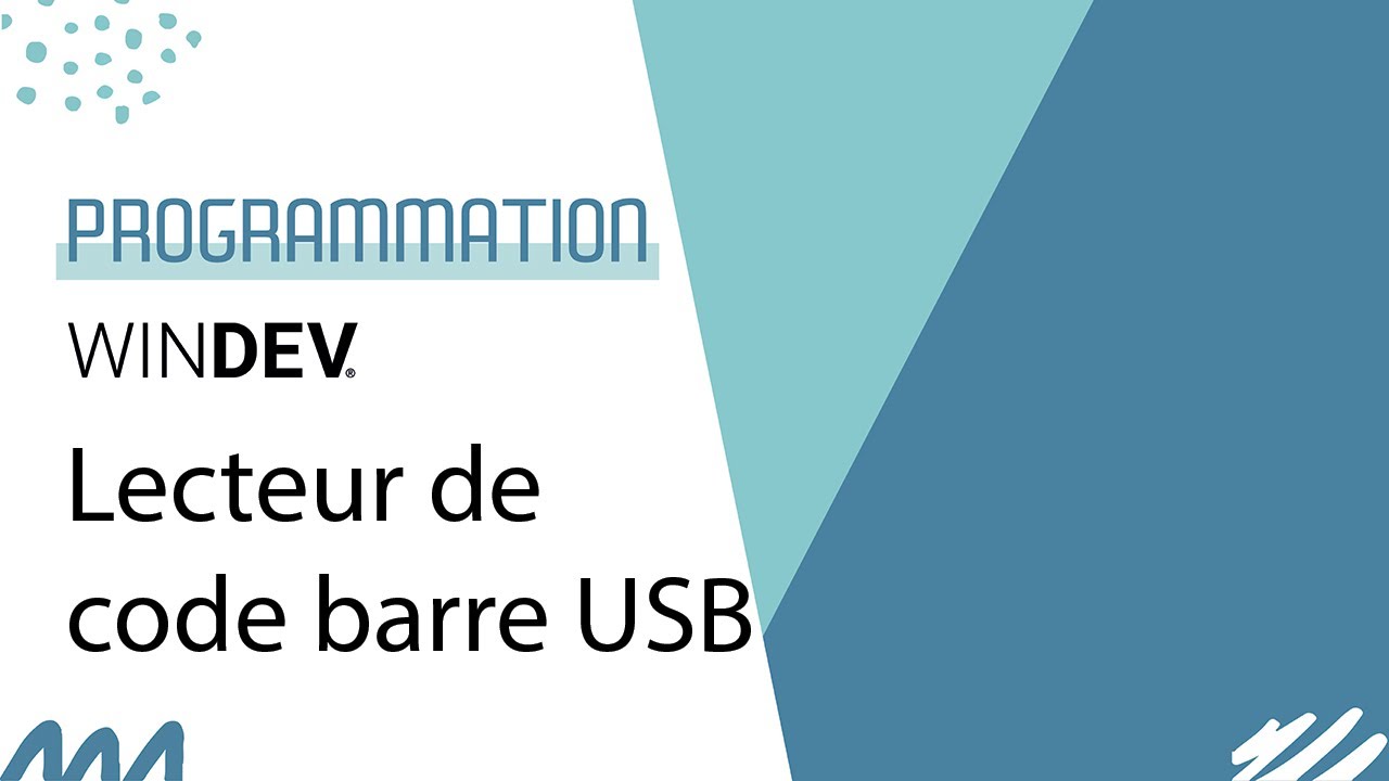 WINDEV - programmer une douchette code barre. Le lecteur de code barre Inateck BCST-60