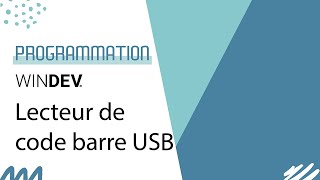 WINDEV - programmer une douchette code barre. Le lecteur de code barre Inateck BCST-60 Wealth