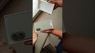 Sage Green iPhone 17 Casual Unboxing #unboxing #iphone #iphone17 #green #tech #appleiphone #apple