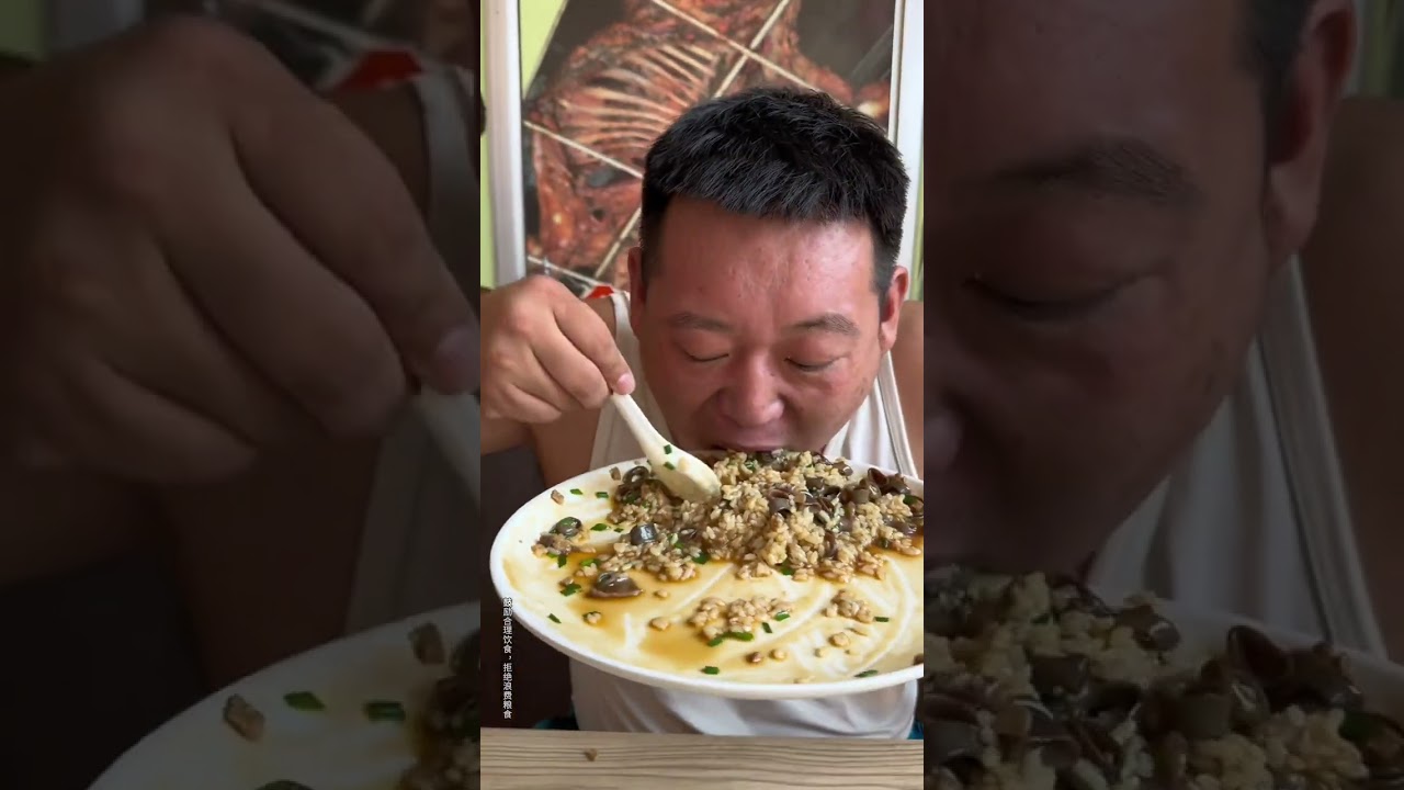 合理饮食，拒绝浪费 #海肠捞饭