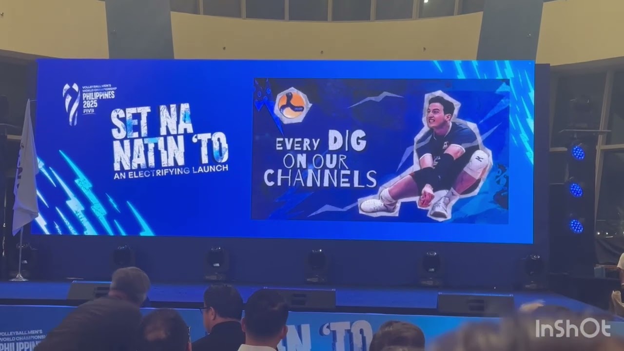 SM MOA Music Hall for the 2025 FIVB Men's Volleyball World Championship opening day!