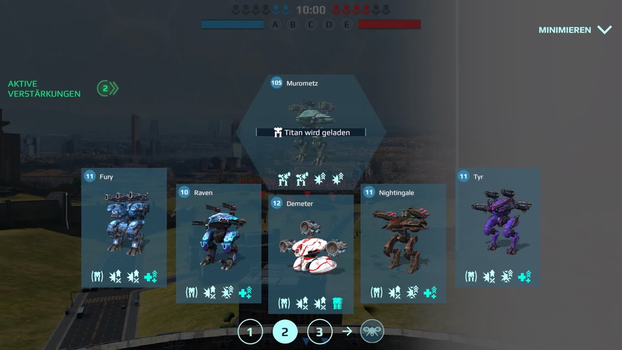 Военные роботы: Ярость, Найтингейл, Тир, Деметра, Муромец | WR Геймплей