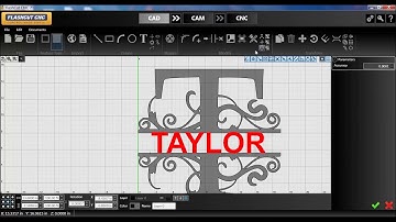 Creating a Monogram with FlashCut CNC Software / Koike ShopPro CNC Plasma Cutter