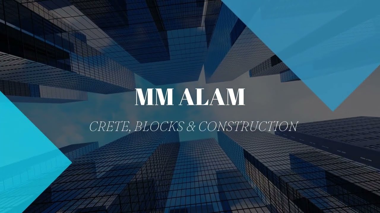 MM Alam Crete & Blocks Manufacturing plant & construction services