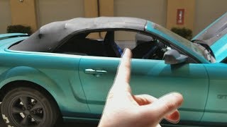 HOW TO FIX YOUR FORD MUSTANG CONVERTIBLE TOP THAT WON'T GO  DOWN OR UP