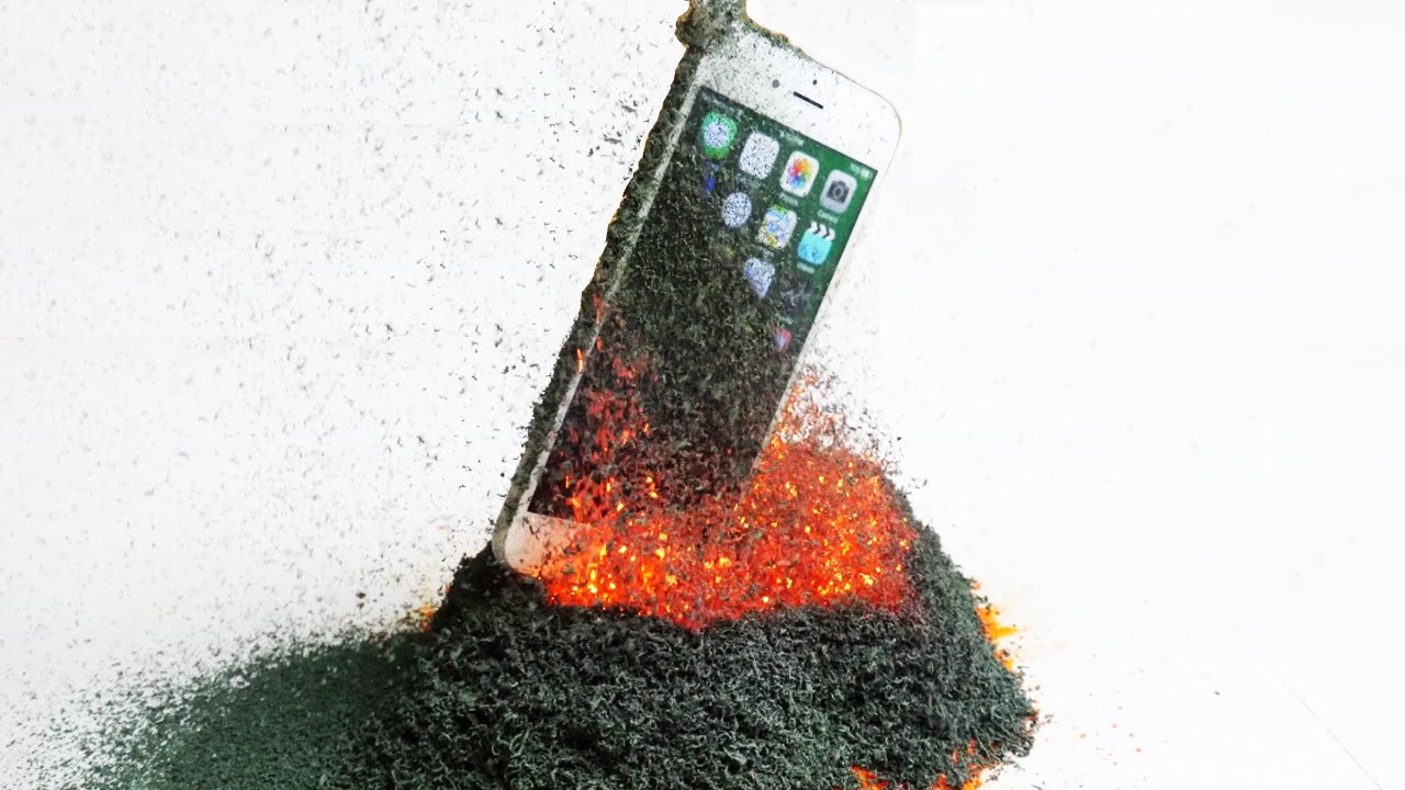 ⁣Don't Drop Your iPhone 6S in a Volcano!