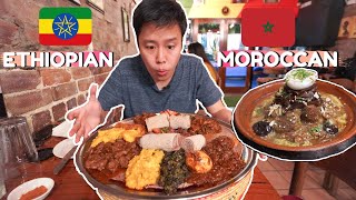 Trying EXOTIC Ethiopian Food & Moroccan Food  INSANELY GOOD TAGINE in Sydney