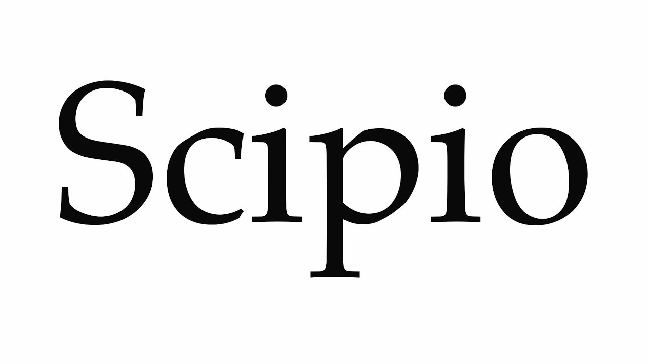 How to Pronounce Scipio YouTube