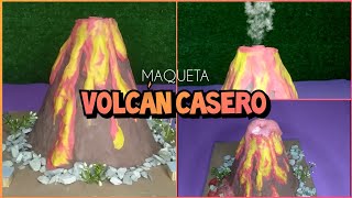 Maqueta Volcán Casero 🌋Fácil y Rápido 🌋 #diy #ecuador