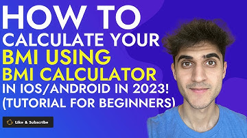 How to Calculate Your BMI using BMI CALCULATOR in IOS/Android in 2023! (Tutorial for Beginners)