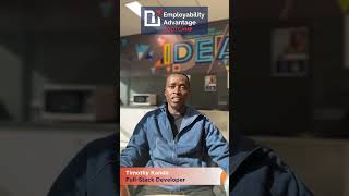 Timothy's Journey to Becoming a Full-Stack Developer at our Employability Advantage Bootcamp