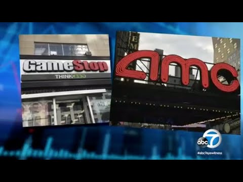 Chaos on Wall Street as Robinhood halts purchases of GameStop, AMC, other stocks | ABC7