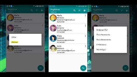 Android Studio 3.6 Proyecto con SQLite - Eliminar Registros Parte4 Desde Cero