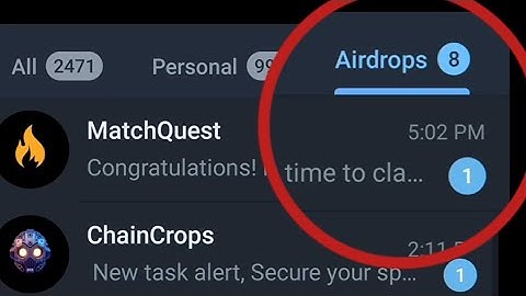 save your airdrop bot in one folder on telgrm(HOW TO CREATE A NEW FOLDER AND SAVE YOUR AIRDROP BOTS)