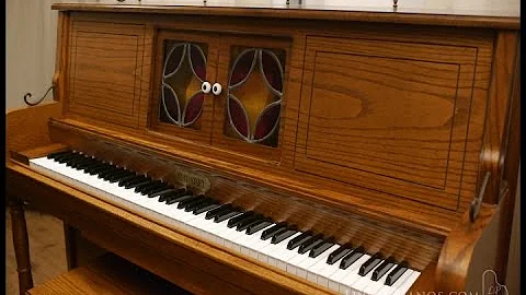 Restored Cabaret Chickering Player Piano for Sale