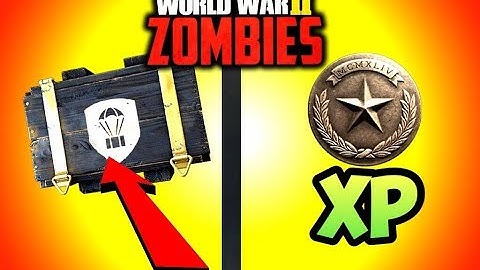 HOW TO EARN SUPPLY DROPS & RANK UP FAST IN WW2 ZOMBIES! - Call of Duty WW2 Easy XP Tips Supply Drops