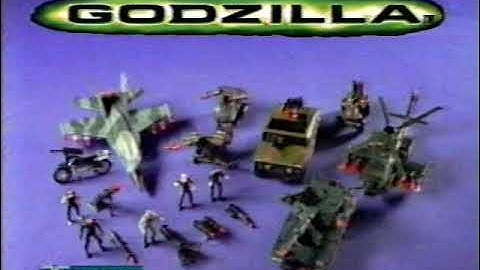 1998 Godzilla toy commercial U.S.
