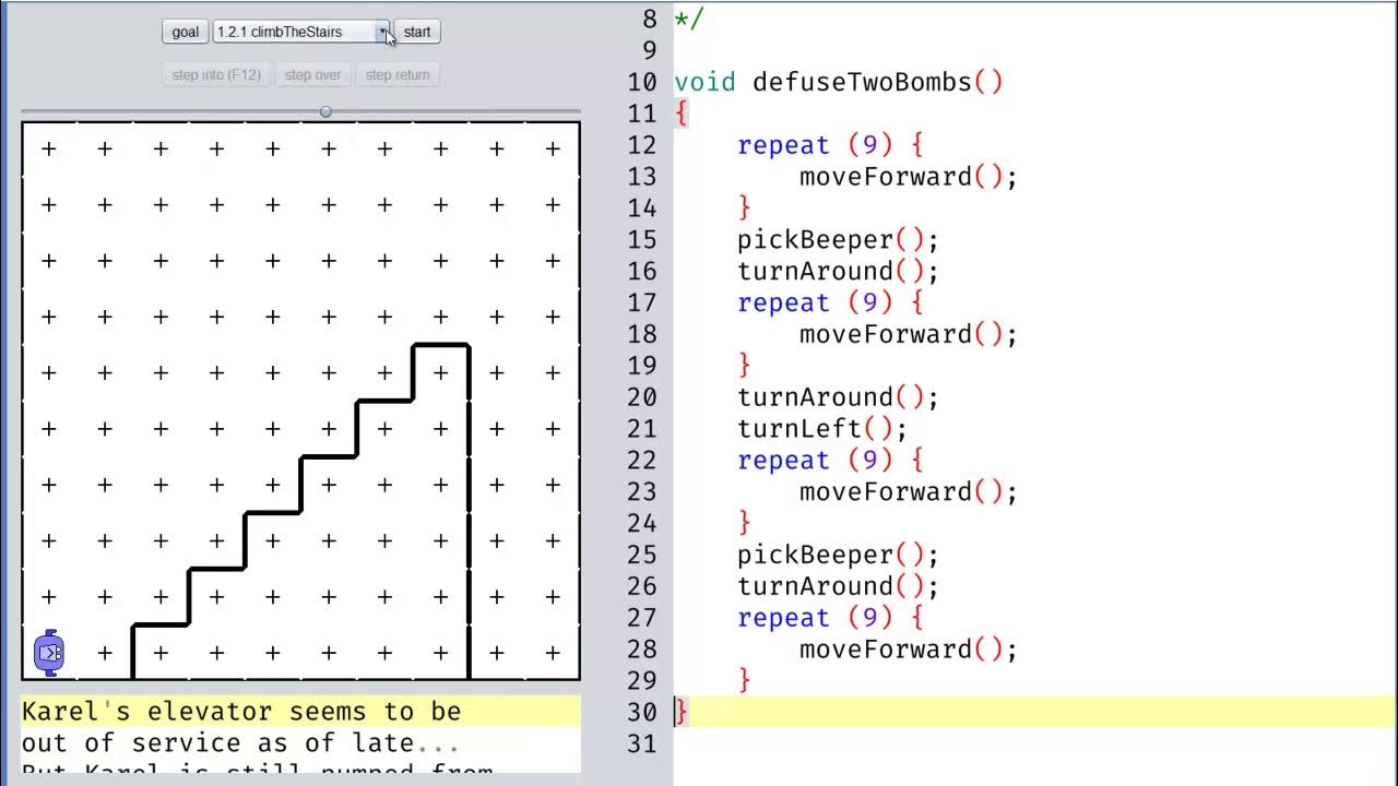 Karel Programmierung! programmieren spielerisch lernen ...