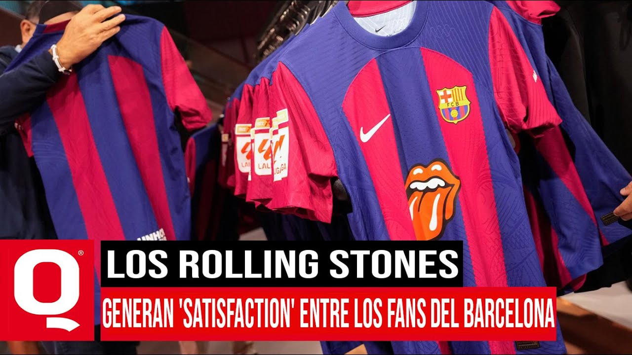 Por qué el Barcelona lleva la lengua de The Rolling Stones en su