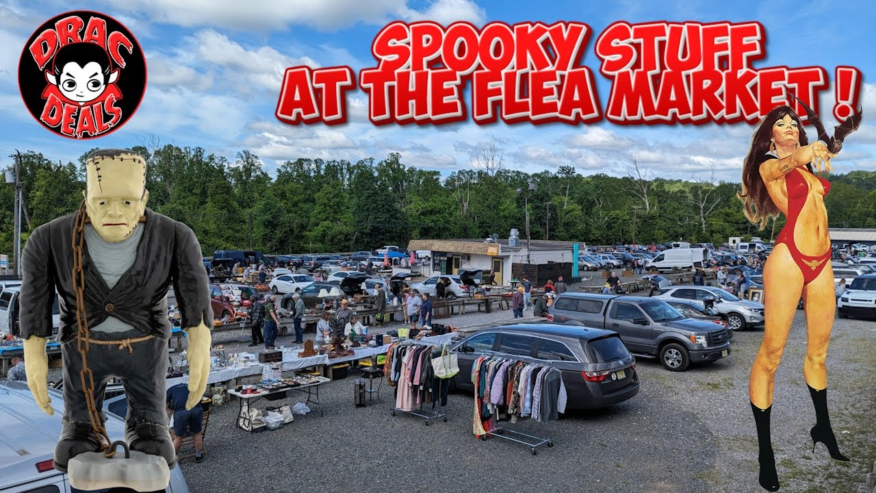 PUMPKINS,TRAMPS,AND CREEPS AT THE FLEA MARKET !