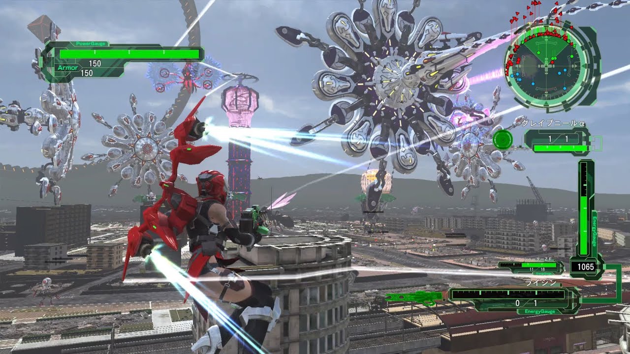 地球防衛軍6 M145 リング破壊作戦 前編 INF 初期体力ダイバー