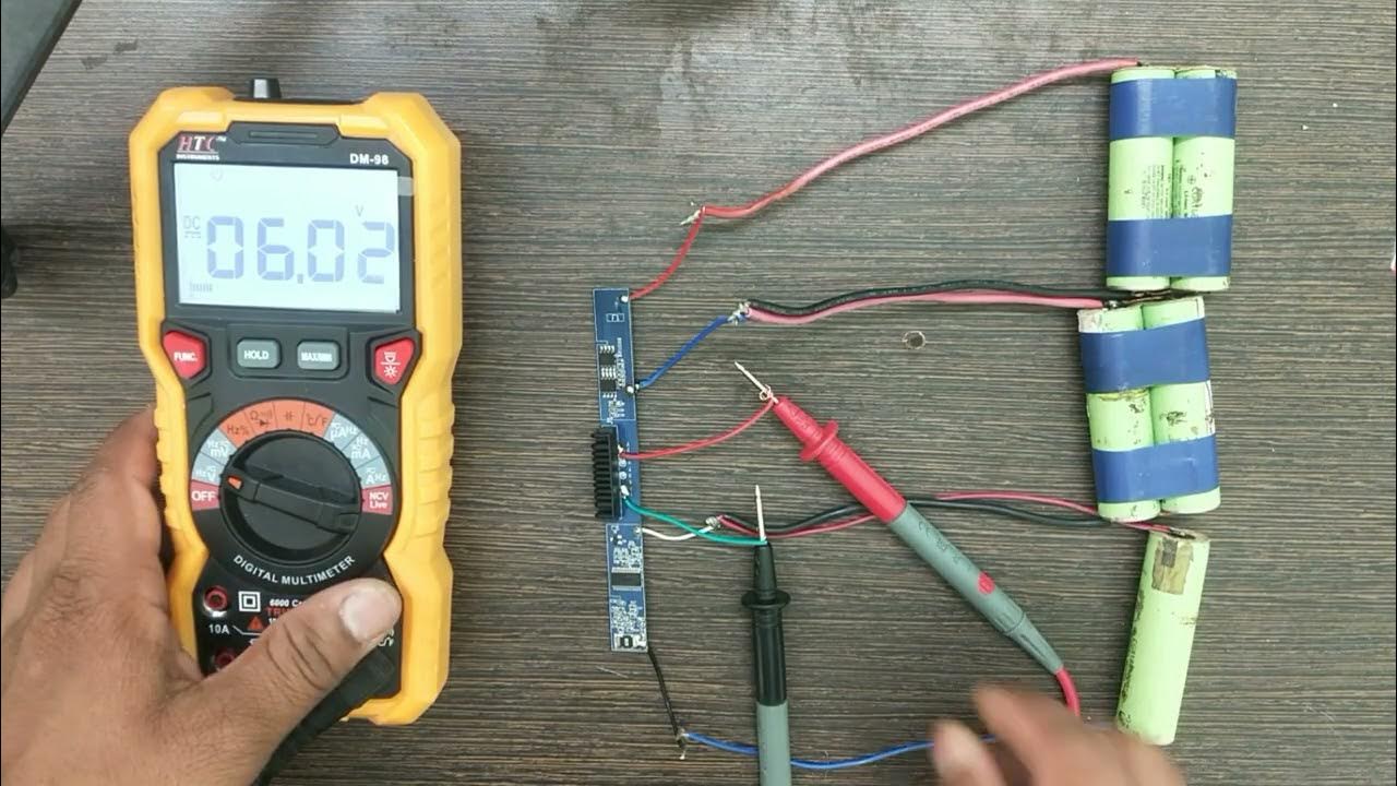 Laptop battery bms circuit repairing l laptop battery l BMS circuit