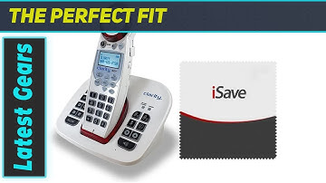 Clarity XLC8 Amplified Cordless Phone: Best Amplified Phone with Slow Talk and More!