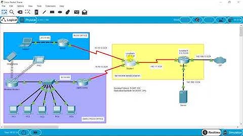 QoS(Quality of Service) Lab on CIsco Packet Tracer