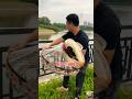 Cast Net Mastery 🎣 | River Fishing Like a Pro #fishing #shortsvideo  #river  #net ☘️😐🐟