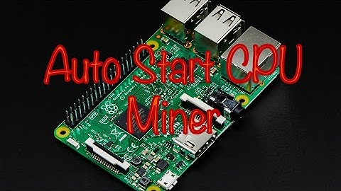 How To Auto Start Verium Miner And Others On A Raspberry Pi