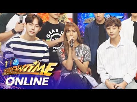 It's Showtime Online:  Devon, Hyun Woo and Jin Joo Hyung invite viewers to watch You With Me