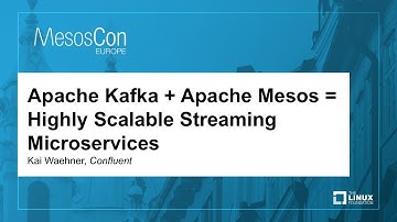 Apache Kafka + Apache Mesos = Highly Scalable Streaming Microservices - Kai Waehner, Confluent