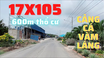 MS16 Bán nền đất mặt tiền nhựa đường vào cảng cá Vàm Láng